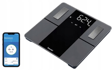 Ваги для ванної Beurer BF 500 — аналіз складу тіла з LCD-екраном