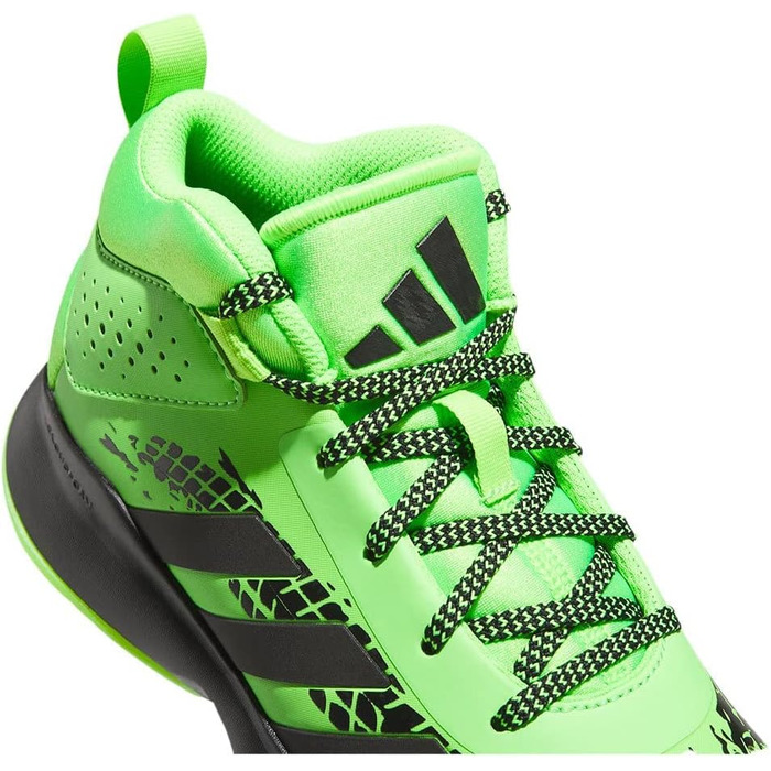 Дитячі кросівки adidas Cross Em Up 5 K Wide для бігу та тренувань (39 1/3 EU, Team Solar Green/Core Black)
