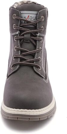 Черевики для туризму та зимові черевики ANJOUFEMME для жінок, водонепроникні та теплі зимові черевики для активного відпочинку, трекінгу та зимових прогулянок (42 EU, Коричневий)