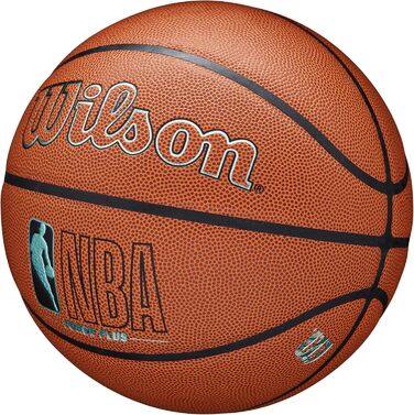 Баскетбольний м'яч Wilson NBA Forge Plus Eco №7 для залу та вулиці, помаранчевий