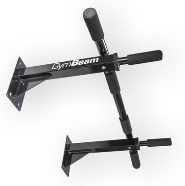 Турнік настінний GymBeam з м'якими ручками для підтягувань, міцне залізо, для ефективного тренування верхньої частини тіла та корпусу