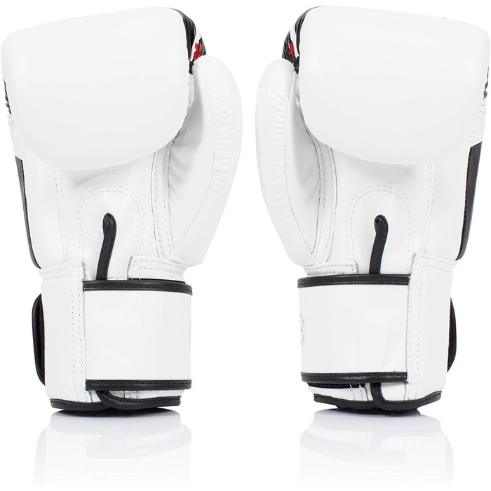 Fairtex BGV1 боксерські рукавички для муай-тай, спарингів, MMA, унісекс, 12 унцій, білий, легкі, амортизуючі, преміум-якість
