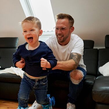 Дитячі ролики Hudora My First Quad - розміри та кольори, для дітей до 20 кг, регульовані, безпечні, з великими колесами (26-29)