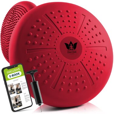 Кішн Balance ZenOne Sports® для координації та тренування спини: ортопедичний, повітряний, з насосом та інструкцією