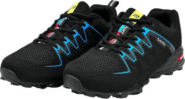 Чоловічі та жіночі трекінгові кросівки для хайкінгу та бігу, зручні кросівки для відпочинку, чорно-зелені (46 EU, чорний, кобальтово-синій)