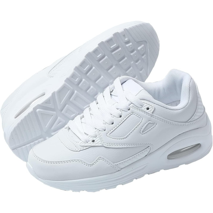 Жіночі кросівки JOMIX: спортивні, для бігу, з повітряною подушкою, антиковзкі, дихаючі, для фітнесу, залу, вулиці, Outdoor, 37 EU, білі