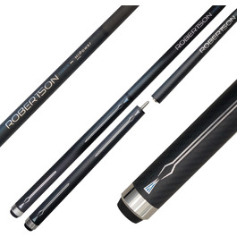К'ю для більярду Robertson Carbon Break & Jump HiPower, Profi Anstoß Cue 2-TLG та 3-TLG для максимальної потужності та точності, 13 mm наконечник, Quick Joint, 3-секційний