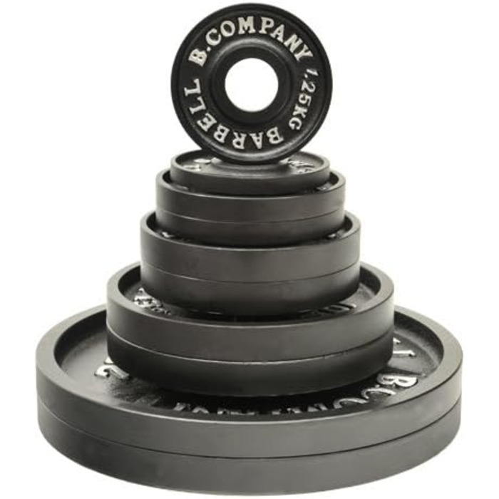 Олімпійські диски для штанги Profi Olympia, чавун, набір 50/51 мм (2x1,25/2,5/5/10/20 кг)
