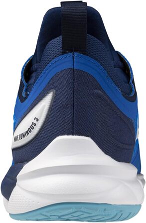 Волейбольне взуття Mizuno для чоловіків (46.5 EU, Mugen Blue White Estate Blue)