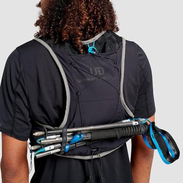Чоловічий біговий жилет Ultimate Direction Race Vest 6.0, онікс, розмір S – трейловий рюкзак для бігу