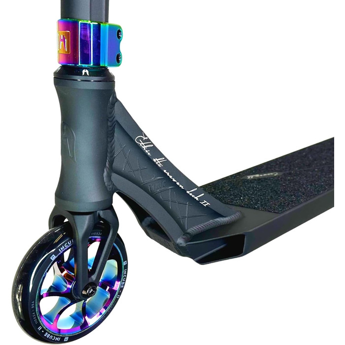 Трюковий самокат Ethic DTC Erawan V2 Neochrome 85 см, легкий дитячий ролер для парку та стріту, гібридний, freestyle, трюковий скутер