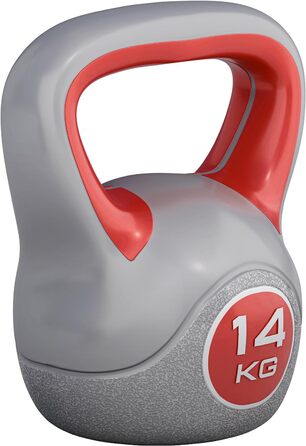 Kettlebell GORILLA SPORTS з пластику, 2–20 кг, окремо чи комплект, зі/без підставки, гиря для фітнесу