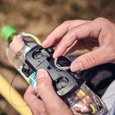Пляшка для води Fidlock з конектором Twist, прозора чорна, 450 мл