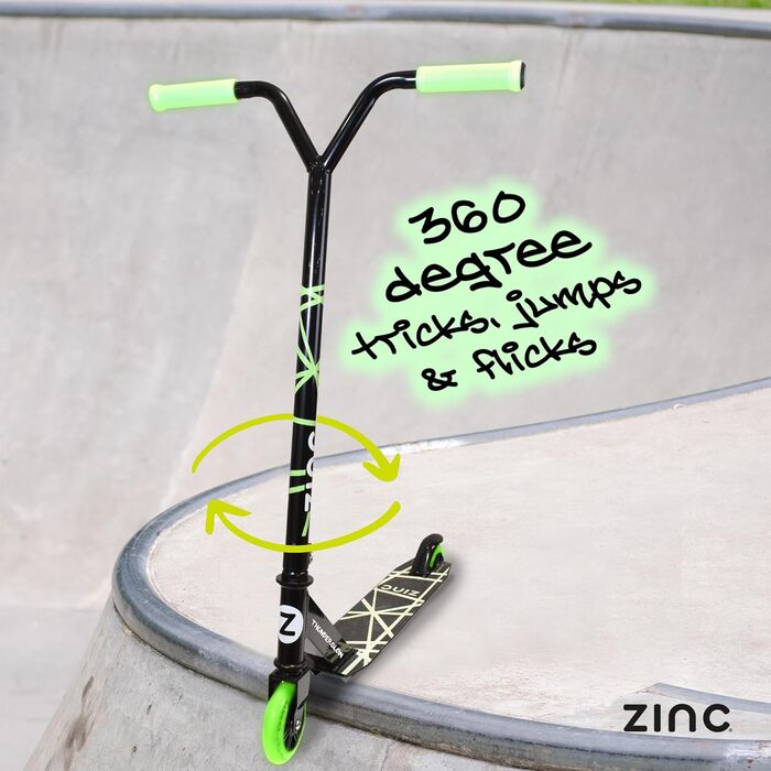 Дитячий роликовий викручувач Thunderglow: легкий, з професійним кермом, ABEC-підшипниками та колесами 100 мм, світиться в темряві