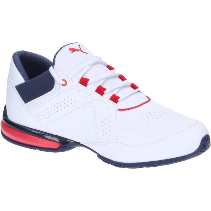 Чоловічі кросівки PUMA Enzin SL V2 для бігу та вулиці (43 EU, білий, червоний, темно-синій)