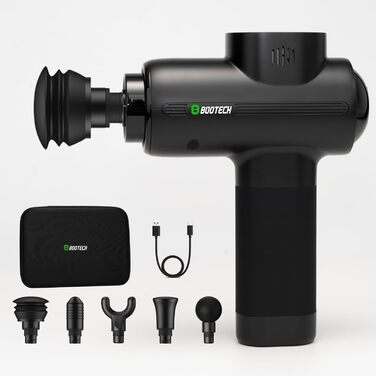 Професійний масажер для м'язів BG-Core: тиснення 10 мм, 5 насадок, 5 швидкостей, для спорту та зняття болю