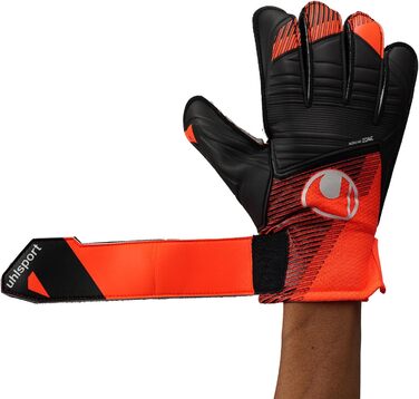 Воротарські рукавички Uhlsport Starter Resist+ для юніорів, унісекс, флуоресцентно-оранжеві/чорні/білі, футбольні