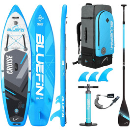 Надувна SUP-дошка Bluefin Cruise 6'' з веслом із фібраскла, сидінням-каяк та повним комплектом аксесуарів
