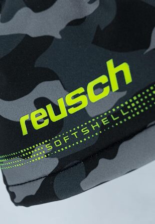 Дитячі зимові рукавички Reusch Maxi R-TEX XT водонепроникні та вітрозахисні для хлопчиків та дівчаток, чорно-камуфляжні, розмір III (3-4 роки)