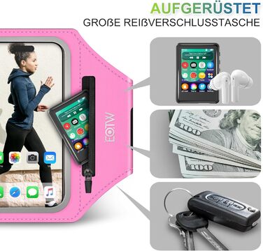 Спортивний браслет EOTW для бігу: тримач для телефону з кишенею для AirPods (5.5-6.0 дюйми)