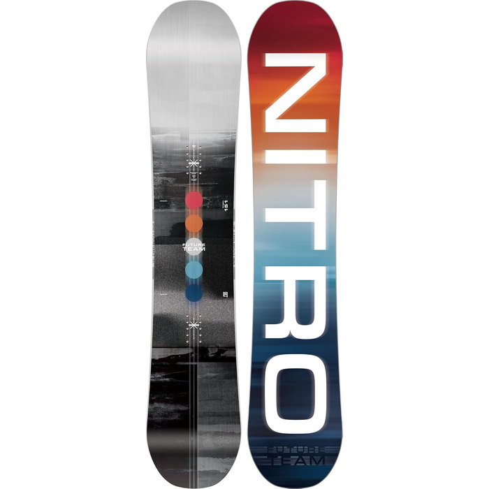 Дитяча сноуборд-дошка Nitro Future Team 151 см, універсальна, фристайл, фрірайд, твин-тип, мультиколір