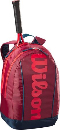 Дитячий тенісний рюкзак Wilson Junior, 2 відділення, до 2 ракеток, червоний