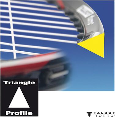Бадмінтонна ракетка Talbot Torro Arrowspeed 399, 100% графіт, цілісна конструкція, універсальний розмір