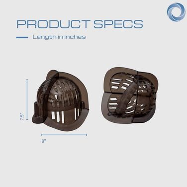 Аквагантелі Aquatic Bell Set (середній опір) для фітнесу та аквааеробіки, 1 пара, полікарбонат