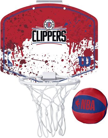 Міні-баскетбольне кільце Wilson NBA Los Angeles Clippers для дорослих і дітей