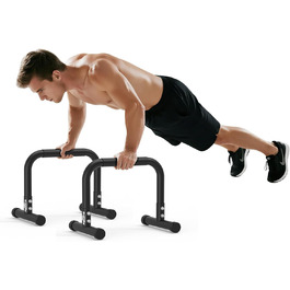 Стенд для віджимань та підтягувань RELIFE - регульована висота, чорний