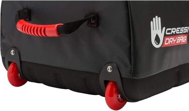 Сумка Cressi Tuna Bag 120 л, водонепроникна, чорно-червона, з колесами або без, унісекс для дорослих