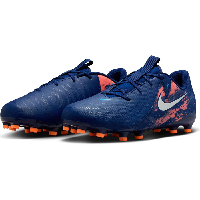 Футбольні бутси Nike Jr. Phantom GX 2 Academy Erling Haaland TF для дітей, Blue Void Chrome, 36 EU (HF1608)