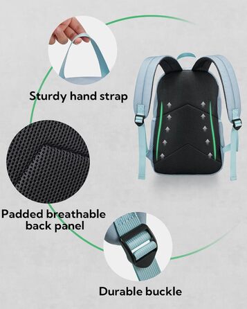 WATERFLY 20L легкий рюкзак для школи та міста з відділенням для ноутбука, універсальний міський рюкзак для чоловіків і жінок, для роботи, спорту, подорожей, туризму