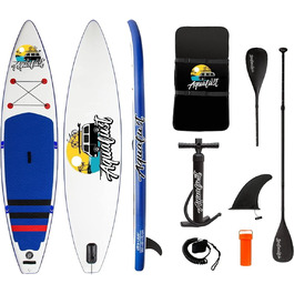 Надувна SUP-дошка для туризму AQUALUST 11'6, 350x81 см, весло, ISUP