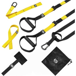 Набір для тренувань RS SPORT з ременями та системою кріплення до дверей, регульований, для фітнесу вдома, у спортзалі, у подорожах, для жінок та чоловіків