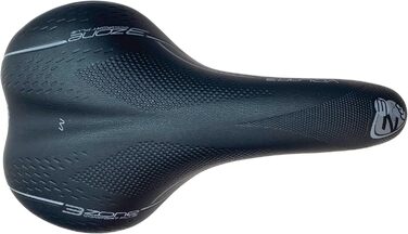 Велосипедне сідло Selle Bassano Comfort для дорослих, чорне, M