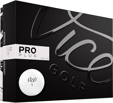Гольф-м'ячі Vice Pro Plus 2020, 12 шт, 4-шарові, уретанове покриття, максимальна дальність, знижений спін, для досвідчених гравців, неоновий лайм/червоний