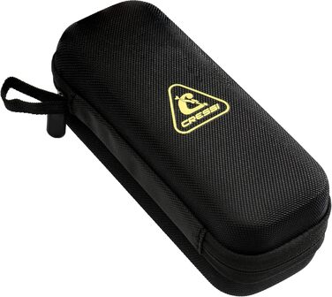 Ліхтар Cressi Astra Black - потужний LED-ліхтар для підводного плавання, риболовлі та досліджень, 2100 люмен, водонепроникний IPX8, 100м, унісекс, чорний