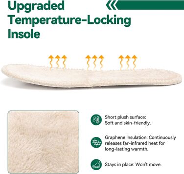 Зимові черевики для чоловіків та жінок – теплі, з підкладкою, снігоступи, легкі, неслизькі, для активного відпочинку та повсякденного носіння (39 EU, Жовтий Gb1172)