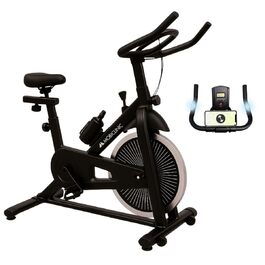Mobiclinic® велотренажер для дому: регульований, з LCD-екраном, вимірюванням пульсу та мобільного тримачем