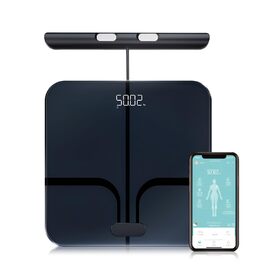 Ваги для тіла Fitdays Smart з аналізом складу тіла, Bluetooth, 20+ показників, чорні (FI2211WB)