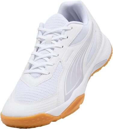 Спортивне взуття PUMA Solarflash III W для залу - чоловіче/жіноче, 42.5 EU, білий/фіолетовий/малиновий