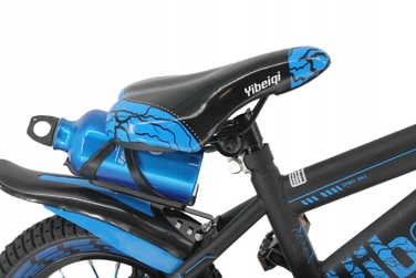 Дитячий велосипед 16 дюймів для хлопчика з кошиком, синій