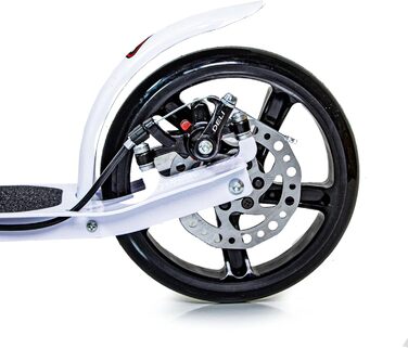 Самокат Scale Sports для дорослих, підлітків і дітей від 7 років, до 100 кг, складаний, з ручним і дисковим гальмом, легкий, з ременем для перенесення, рожевий