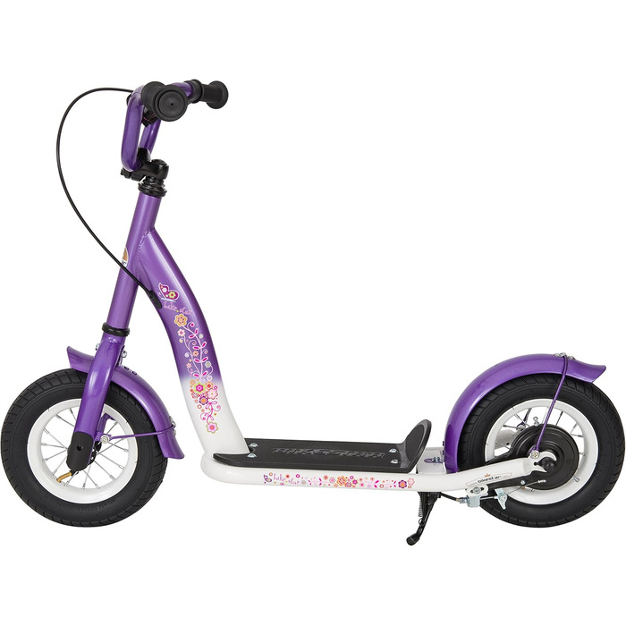 Дитячий самокат STAR SCOOTER з надувними колесами 10 дюймів, для хлопчиків і дівчаток від 4 років, класичний ролер, безпечне тестування