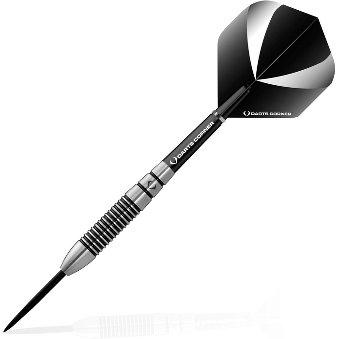 Дротики Darts Corner Warfare зі сталевим наконечником, 80% вольфраму, чорне кільце, 21 г