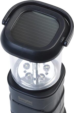 Semptec Ліхтарі для виживання Urban Survival Technology: Набір 2 шт. LED кемпінгові ліхтарі, зарядка від динамо, сонячної батареї та USB (ліхтарі-кришки, ліхтарі на ручку, power bank)