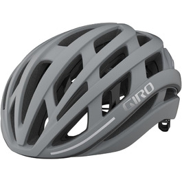 Велошолом Giro Helios Spherical матовий Sharkskin сірий 2024 для шосейного велосипеда
