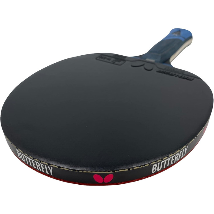 Настільна ракетка Butterfly Dimitrij Ovtcharov Platin, ITTF сертифікат, Pan Asia 1,7 мм, набір з чохлом, м'ячами та додатковою ракеткою, для досвідчених гравців