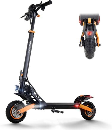 Електросамокат Urbetter G2 Pro, 55 км, 9'' надувні колеса, оффроуд, електричний скутер